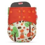 LuvLap Reusable Baby Cloth Diaper, Orange & Green - Fast Shipping to USA & Canada