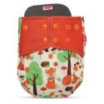 LuvLap Reusable Baby Cloth Diaper, Orange & Green - Fast Shipping to USA & Canada