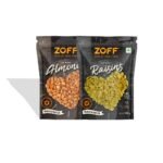 Zoff Premium Dry Fruits Combo Pack: Almonds & Raisins | Combo of 2*250g Each | Perfect Blend of Badam and Kishmish | Total Net weight 500g - Fast Shipping to USA & Canada