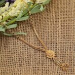 Brado Rose Gold AD Stone Choker Necklace Set with Drop Earrings - Fast Shipping to USA & Canada - Image 6