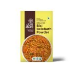 Pure & Sure Organic Bisi Belebath Powder 100G | 100% Authentic South Indian Aromatic Rasam Flavor | Ready to Use, Instant Mix | Chemical Free & Pesticides Free - Fast Shipping to USA & Canada