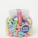 Frescorr |100 pcs | Kids Hair Bands Small | Hair Elastics | Baby Girl Mini Hair Rubber Bands | Tiny Ponytail Rubber Band | (Pastel Multicolor) - Fast Shipping to USA & Canada