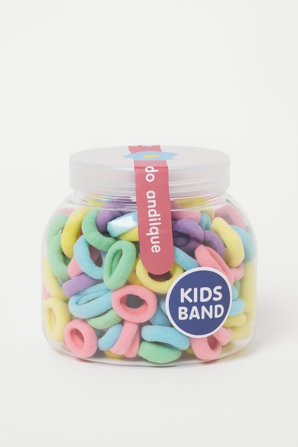Frescorr |100 pcs | Kids Hair Bands Small | Hair Elastics | Baby Girl Mini Hair Rubber Bands | Tiny Ponytail Rubber Band | (Pastel Multicolor) - Fast Shipping to USA & Canada
