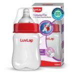 LuvLap Anti-Colic Wide Neck Feeding Bottle 150ml - Fast Shipping to USA & Canada