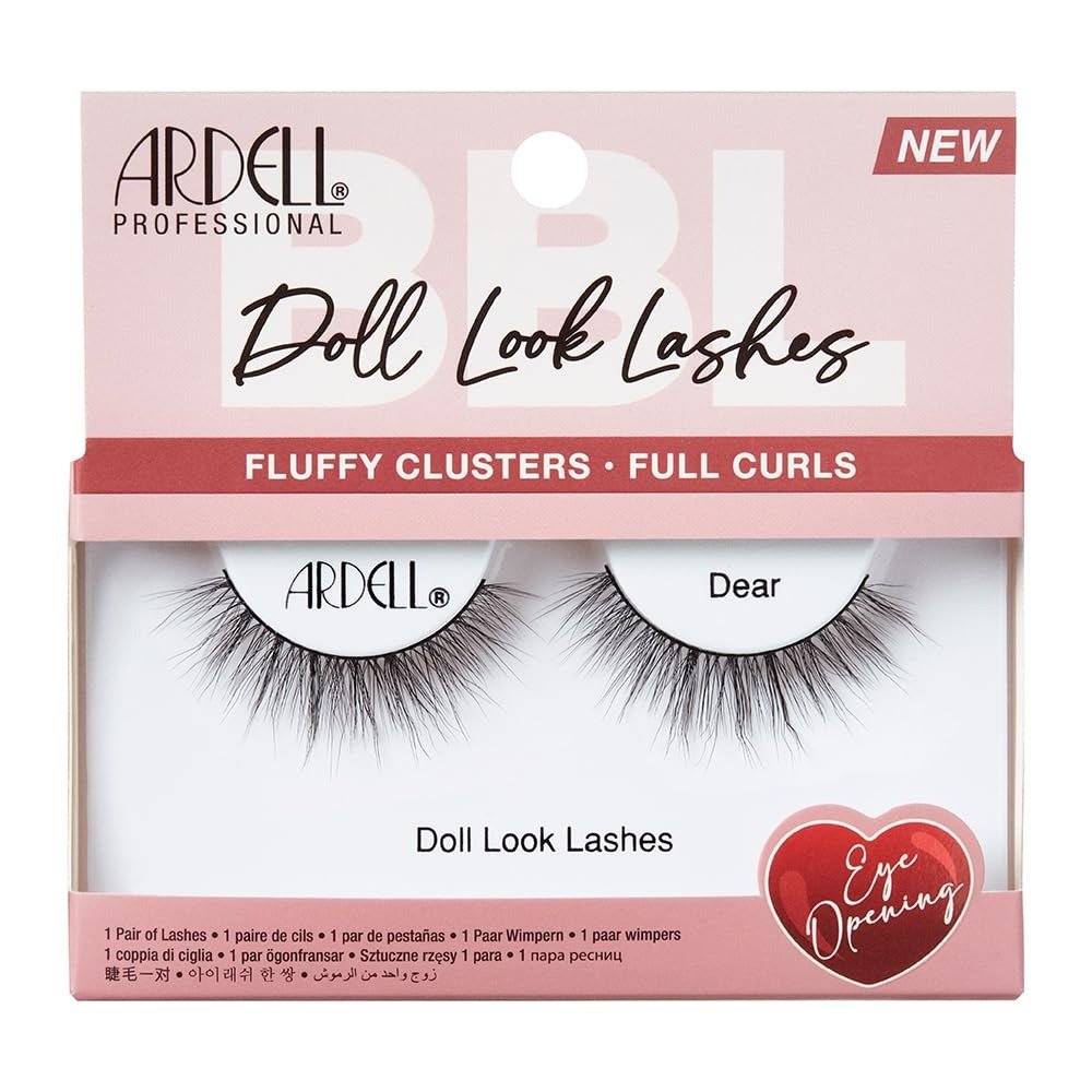 61ZCoMAO4ZL-1.jpg Ardell Doll Look Lashes Dear Light Volume & Medium Length False Eyelash for Women, Rounded Shape with Longer Tendrils, Blended Light Clusters & Uneven Lengths - Fast Shipping to USA & Canada - Image 1