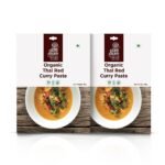 Pure & Sure Organic Red Thai Curry Paste 100gm| Natural Curry Paste | Made with Thai Ingredients | Ready to Cook/Use | Aromatic & Tasty | No Preservatives | 50gm each (Pack of 2) - Fast Shipping to USA & Canada