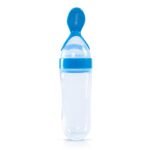 LuvLap Silicone Baby Food Feeder 90ml, Blue - Fast Shipping to USA & Canada