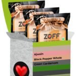 Zoff Green Cardamom 25GM | Ajwain 50GM | Black pepper 50GM | All In One Pack 3 | Freshly Grounded, No Added Colour - Fast Shipping to USA & Canada