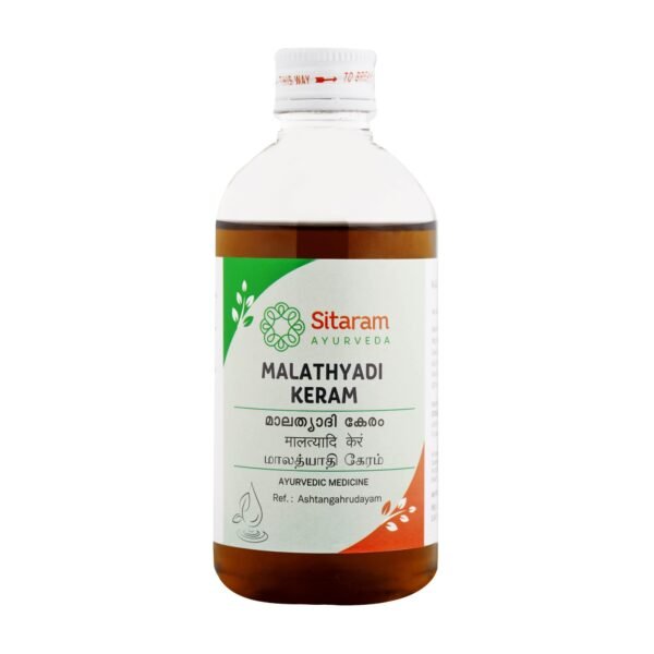 Sitaram Ayurveda Malathyadi Keratailam For Hair Care | Malatyadi Tailam (200 ml) - Fast Shipping to USA & Canada