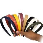 ANNA CREATIONS Plastic Headbands with Teeth Pack of 12 Durable, Lightweight Sports Hair Bands for Women, Girls, Teens & Kids 2cm Non-Slip Hair Accessories (Gloss Finish) - Fast Shipping to USA & Canada