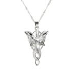 Mahi Rhodium Plated Arwen's Evenstar Lord of The Rings Pendant for Girls and Women PS1101602R - Fast Shipping to USA & Canada