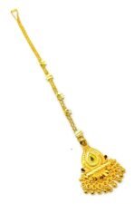 SMARNN Gold Plated Mang tikka For Women Girls - Fast Shipping to USA & Canada