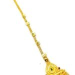 SMARNN Gold Plated Mang tikka For Women Girls - Fast Shipping to USA & Canada