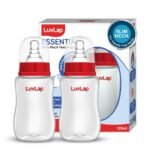 LuvLap Slim Neck Feeding Bottle 125ml, Pack of 2 - Fast Shipping to USA & Canada