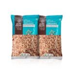 Pure & Sure Organic Rice, Semi Polished 2Kg | 100% Naturally Processed Chawal | Organic Energy Booster | Rich in Fibre | Helps in Controlling Blood Pressure| 1kg each (Pack of 2) - Fast Shipping to USA & Canada