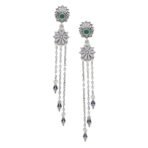 Voylla Mehrunisa Tassels Drop Earrings - Fast Shipping to USA & Canada