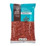 Pure & Sure Organic Red Rice 1Kg | 100% Naturally Handpounded Laal Chawal | Rich Source of Iron, Vitamins & Antioxidants | Certified Organic | Gluten Free | No Additives - Fast Shipping to USA & Canada
