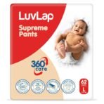 LuvLap Supreme Diaper Pants Large, 62 Pcs - Fast Shipping to USA & Canada