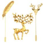 Mahi Valantine Gift Combo of Brooch Lapel Pin for Men and Women (PACO1104868PR) - Fast Shipping to USA & Canada