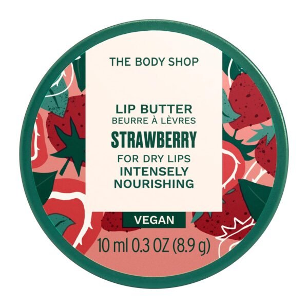 The Body Shop Lip Butter Strawberry, 10 Ml - Fast Shipping to USA & Canada