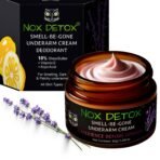 NOX DETOX Underarm Cream | Deodorant for Men & Women with Vitamin E & Kojic Acid | Controls Odour 24+ Hrs | Cleans Dark Underarms | No Aluminium | All Skin Type + Sensitive Skin | Natural & Vegan - Fast Shipping to USA & Canada