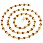 Mahi Rudraksh Mala Long Chain for Men (PACN1100216PR) - Fast Shipping to USA & Canada