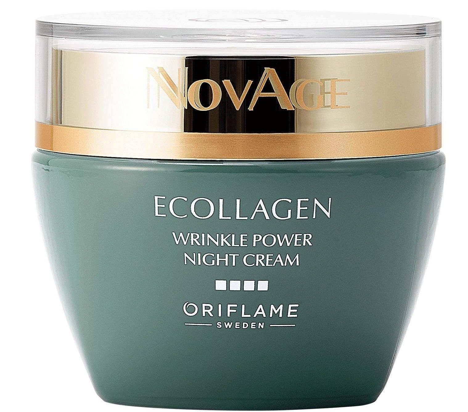 71edqst7FTL-1.jpg ORIFLAME Novage Ecollagen Wrinkle Power Night Cream Spf 35-50 Ml - Fast Shipping to USA & Canada - Image 1