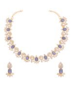 Brado Gold-Plated Stone Necklace Set - Fast Shipping to USA & Canada