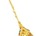 SMARNN Gold Plated Mang tikka For Women - Fast Shipping to USA & Canada