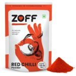 Zoff Red Chilli Powder with Natural Oils - Premium-Quality, Pure & Unadulterated Lal Mirch Powder ? Sourced from Hand-Picked Red Chillies - Freshness & Aroma Preserved - Mirchi Powder 200gms - Fast Shipping to USA & Canada