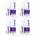 Salve Sweatgo Lavneder - 60ml (Pack of 4) | Clinical Strength Antiperspirant Roll-On | Dermatologist Recommended, Hyperhidrosis Sweat Control for Underarms, Palms & Feet ? Alcohol-Free, Non-Irritant - Fast Shipping to USA & Canada