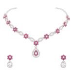 Brado Silver AD Pendant Necklace & Earrings - Fast Shipping to USA & Canada