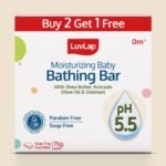 LuvLap Baby Bathing Bar Soap 75g, Pack of 3 - Fast Shipping to USA & Canada