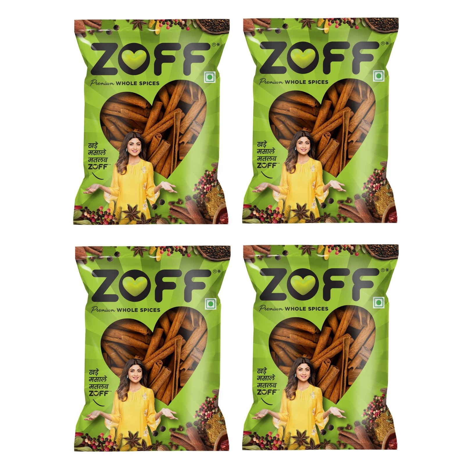 812SmXG5wL.jpg Zoff Cassia Bark - Dalchini Cinnamon Stick - Dal Chini for Authentic Flavour, Aromatic Warmth - Net Weight 400g (4 * 100g) - Fast Shipping to USA & Canada - Image 1