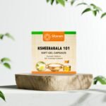 Sitaram Ksheerabala 101 Soft Gelatin Capsules 100Nos, Ayurvedic Formulation for Pitta Imbalance, also Nourishes and Effectively Balances Pranavayu - Fast Shipping to USA & Canada