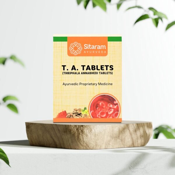 Sitaram Ayurveda TA Tablets 60 nos (Pack Of 2) - Fast Shipping to USA & Canada
