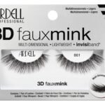 Ardell 3D FAUX MINK 861 BLACK + Duo Clear Glue 1g - Fast Shipping to USA & Canada