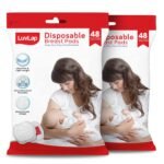 LuvLap Ultra Thin Nursing Breast Pads, 96 Pcs - Fast Shipping to USA & Canada