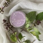 Wild Rose Mint Beeswax Salve | Herbal Skin Repair Balm | Shea + Essential Oils | Floral Scent | Travel Tin | 15g - Fast Shipping to USA & Canada