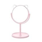 Temperia Table Makeup Mirror with Stand - Small Vanity Portable Foldable Travel Mirror for Face, Make Up, Desk, Shaving, Hostel, Ergonomic Design (Random Colors) (MN03) - Fast Shipping to USA & Canada - Image 2