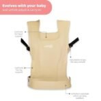 haus & kinder Enlace Baby Carrier Soft,Breathable & Lightweight Infant Carrier For Newborns & Toddlers Hands-Free,Adjustable Straps,(Age 0-18M,Weight 3.2-11.3 kg) Machine Washable,Easy to Wear (Beige) - Fast Shipping to USA & Canada - Image 5