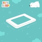 TIDY SLEEP Mosquito Net Bedding for Baby | Baby Gadda for New Born| 0Months+ | Size:90x65Cm | (Our Mission) - Fast Shipping to USA & Canada - Image 7