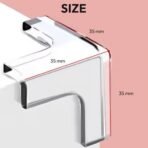 StarAndDaisy Baby Corner Protectors/Transparent Table Edge & Corner Guards/Soft Furniture Cushions for Child Safety for Tables, Desks, Cabinets ? 10 Pack - Fast Shipping to USA & Canada - Image 6