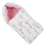 Haus & Kinder Cotton Poplin 3 in 1 Baby Carry Nest Cum Sleeping Bag-Carry Nest for New Born Baby to 6 Months, Perfect Size for Your Baby 67*30CM, Portable Baby Sleeping Nest Multi Color, Tiny Journeys - Fast Shipping to USA & Canada - Image 2