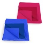 StarAndDaisy Waterproof Quick Dry Sheet, Bed Pad Anti-Piling Fleece Extra Absorbent Washable Mattress Protector| Baby Bed Protector Sheet for Toddler Children. (Blue & Pink, 50X70 CM) - Fast Shipping to USA & Canada - Image 2