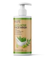 INLIFE Anti Acne Face Wash 250ml - Neem, Niacinamide & Phytosqualane - Fast Shipping to USA & Canada - Image 2