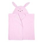 TIDY SLEEP Hooded Baby Bath Towel for New Born, Super Soft, Highly Absorbent, Toddler Bath Towel 68X130 cm Pink Bunny - Fast Shipping to USA & Canada - Image 5