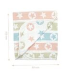 TIDY SLEEP Baby Blankets 6 Layer Wraper 100% Cotton Stroller Cover Receiving Blankets, Multicolor (100 Cm X 90 Cm), Breathable - Fast Shipping to USA & Canada - Image 5