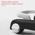 StarAndDaisy Baby Walkers For 6-24 Month Baby Boy Girl/Walker For Kids For 1 Years With Adjustable Height, Musical Tray/WalkerBaby With Brakes Prevant from Falling,Royal Black - Fast Shipping to USA & Canada - Image 3