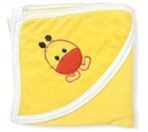 First Kick Baby Cotton Bath Towels New Born Combo Pack Of Hooded Soft Wrapping Towel Pack Of 2 (70 Cm X 66 Cm) Set Of 2, Blue - Fast Shipping to USA & Canada - Image 5